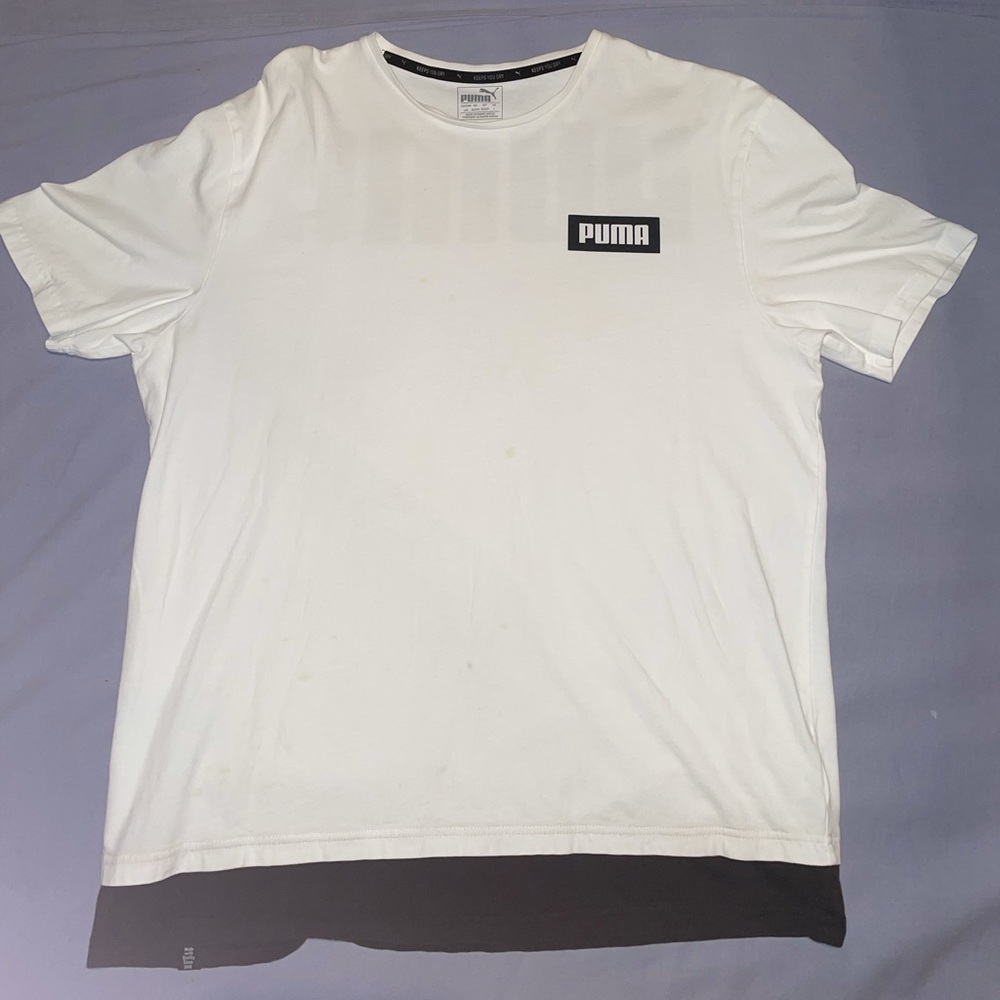 Puma Short Sleeve Shirt Mens Size L